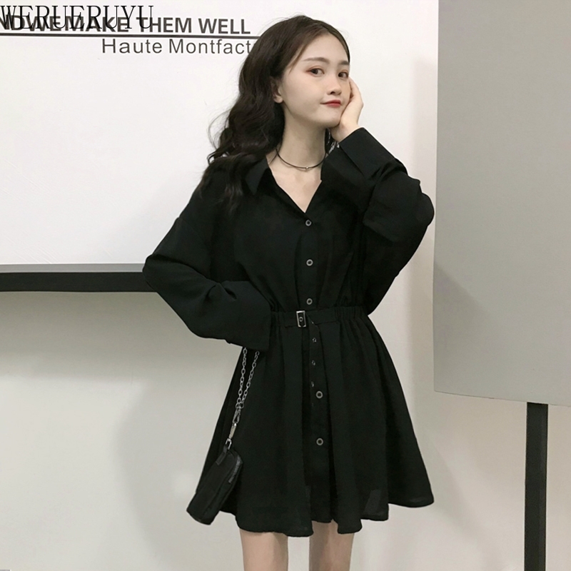WERUERUYU Autumn Spring Ladies Women Shirt Dress Sexy Club Deep V Neck Long Puff Sleeve Sexy Mini Beach Solid White Black Dress 210608, Photo color
WERUERUYU Autumn Spring Ladies Women Shirt Dress Sexy Club Deep V Neck Long Puff Sleeve Sexy Mini Beach Solid White Black Dress 210608, Photo color