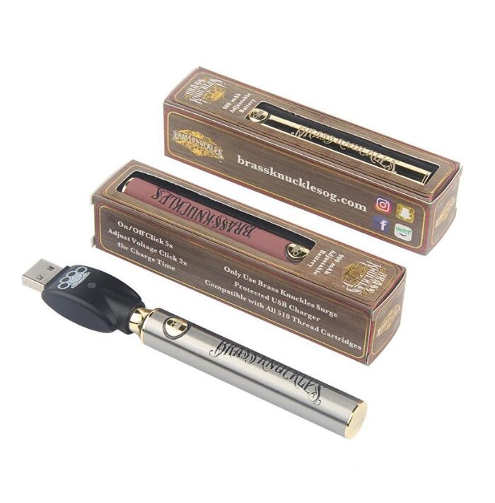 Brass Knuckles vapes Battery 650mah 900mah Gold Wooden Variable Voltage Vape Pen with USB charger For 510 Thread cartridges
Brass Knuckles vapes Battery 650mah 900mah Gold Wooden Variable Voltage Vape Pen with USB charger For 510 Thread cartridges