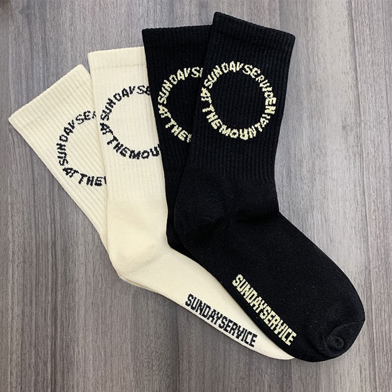 2 Colors Mens Socks Kanye West Sunday Limited Womens Stocking Skateboard Fashion Letter Printed Cotton, Black
2 Colors Mens Socks Kanye West Sunday Limited Womens Stocking Skateboard Fashion Letter Printed Cotton, Black