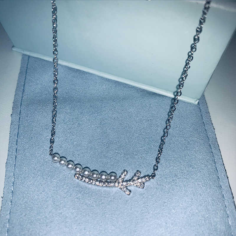 HEF jewelry original Beizhu snow branch clavicle chain female simple French temperament Necklace 925 Silver
HEF jewelry original Beizhu snow branch clavicle chain female simple French temperament Necklace 925 Silver