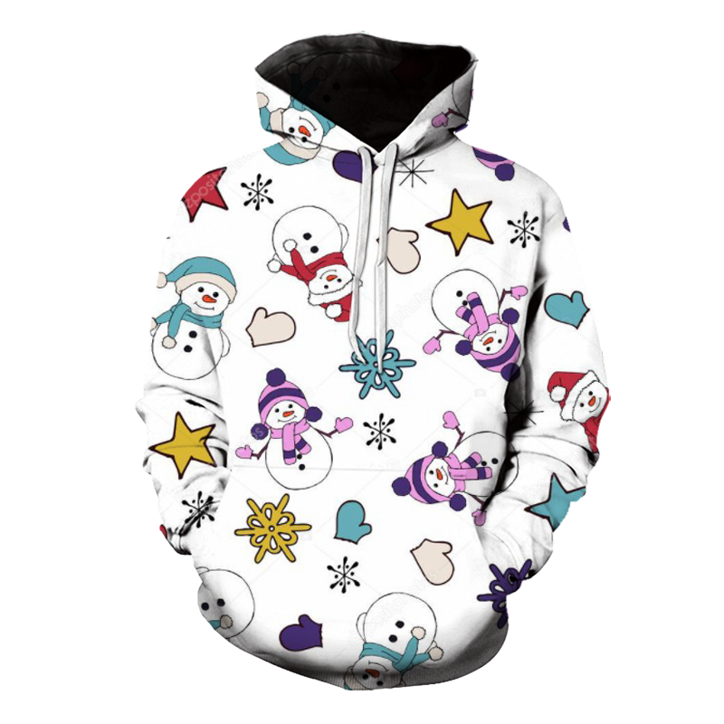 Christmas cute little snow hat pattern hoodie visual impact party top punk goth round neck high quality sweater hoodie, Black
Christmas cute little snow hat pattern hoodie visual impact party top punk goth round neck high quality sweater hoodie, Black