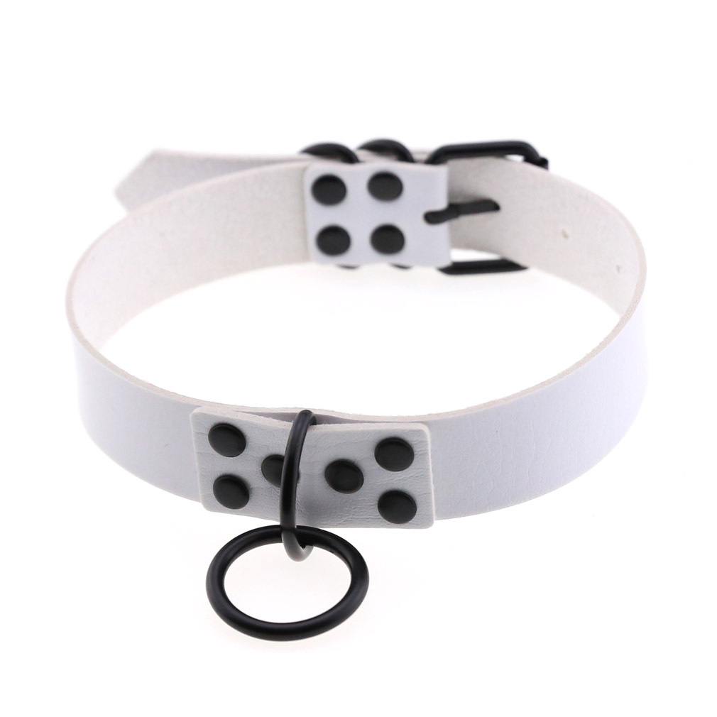 Adjustable Pin Buckle Dark Gothic Collar Necklace Black O Ring Necklaces Necklet for Women Nightclub Fashion Jewelry Will and Sandy, Golden;silver
Adjustable Pin Buckle Dark Gothic Collar Necklace Black O Ring Necklaces Necklet for Women Nightclub Fashion Jewelry Will and Sandy, Golden;silver