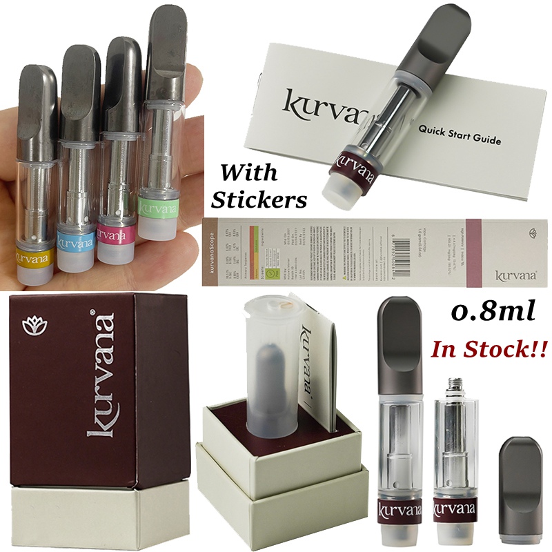 10 Colors Kurvana Vape Cartridges 0.8ml In Stock Atomizers TC Tubes Packaging Ceramic Coil 510 Thread Thick Glass Tank Dab Oil Carts Wax Pen Vaporizer E Cigarette Empty
10 Colors Kurvana Vape Cartridges 0.8ml In Stock Atomizers TC Tubes Packaging Ceramic Coil 510 Thread Thick Glass Tank Dab Oil Carts Wax Pen Vaporizer E Cigarette Empty