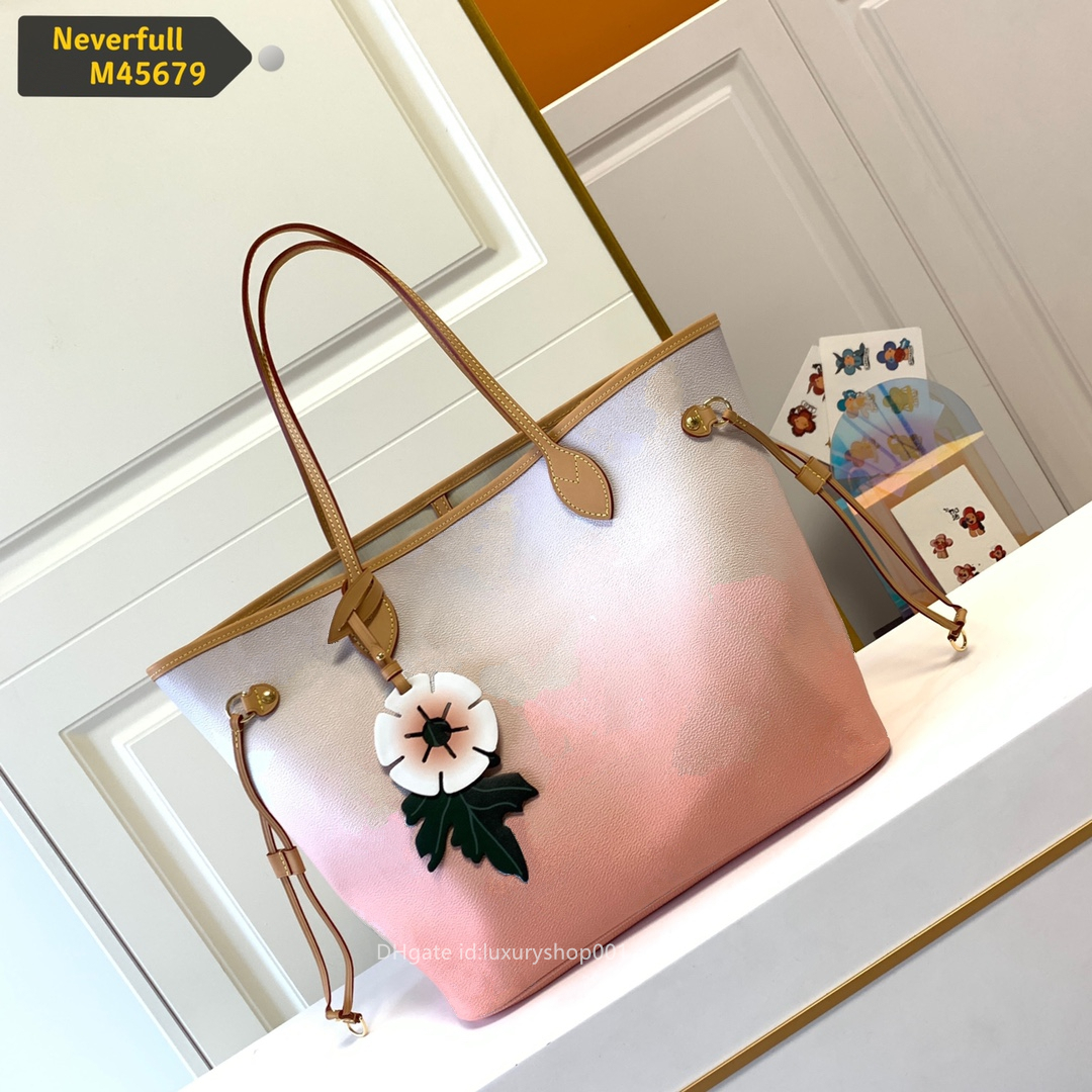 Premium Medium Tote Bag Gradient Color shopping handbag women shoulder bags lady designer handbags M45678 M45679 M45680, Pink yellow
Premium Medium Tote Bag Gradient Color shopping handbag women shoulder bags lady designer handbags M45678 M45679 M45680, Pink yellow