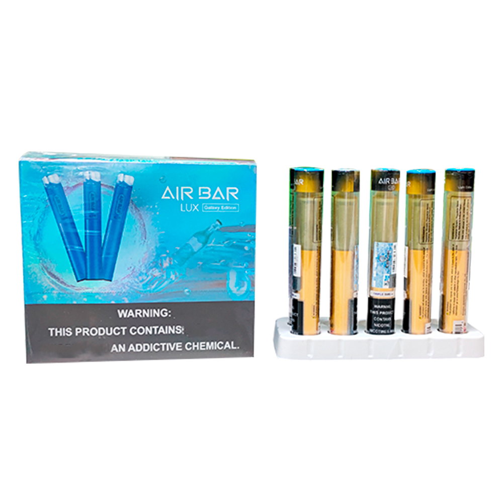 Air bar Lux max diamond Disposable cigarettes Vape Pen 1000Puffs 500mAh Battery 2.7ml Pod Vapor Cigarette Kits
Air bar Lux max diamond Disposable cigarettes Vape Pen 1000Puffs 500mAh Battery 2.7ml Pod Vapor Cigarette Kits