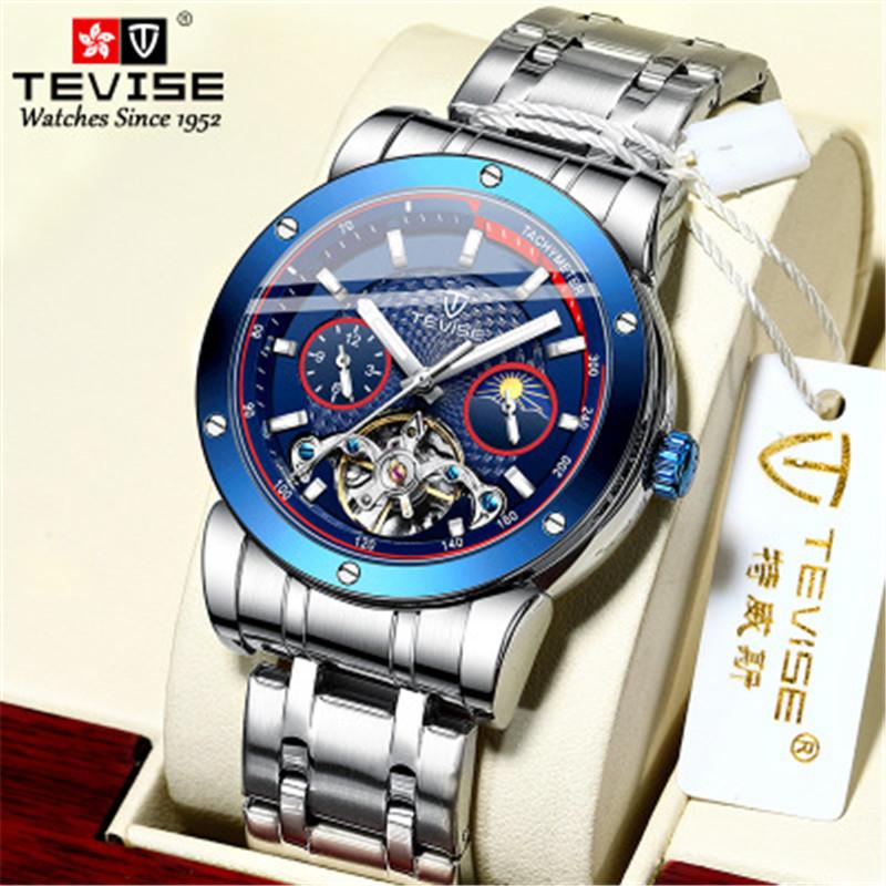Men's Watches Automatic Mechanical Men Tourbillon Waterproof Watch Male Wristwatch Relogio Masculino Wristwatches, Silver black
Men's Watches Automatic Mechanical Men Tourbillon Waterproof Watch Male Wristwatch Relogio Masculino Wristwatches, Silver black