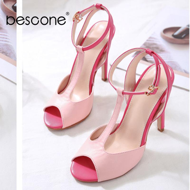 Summer Women Shoes Sandals T-Strap Super High Heel Stylish Peep Toe Sweet Sexy Pink Ankle Buckle UM12, Black
Summer Women Shoes Sandals T-Strap Super High Heel Stylish Peep Toe Sweet Sexy Pink Ankle Buckle UM12, Black