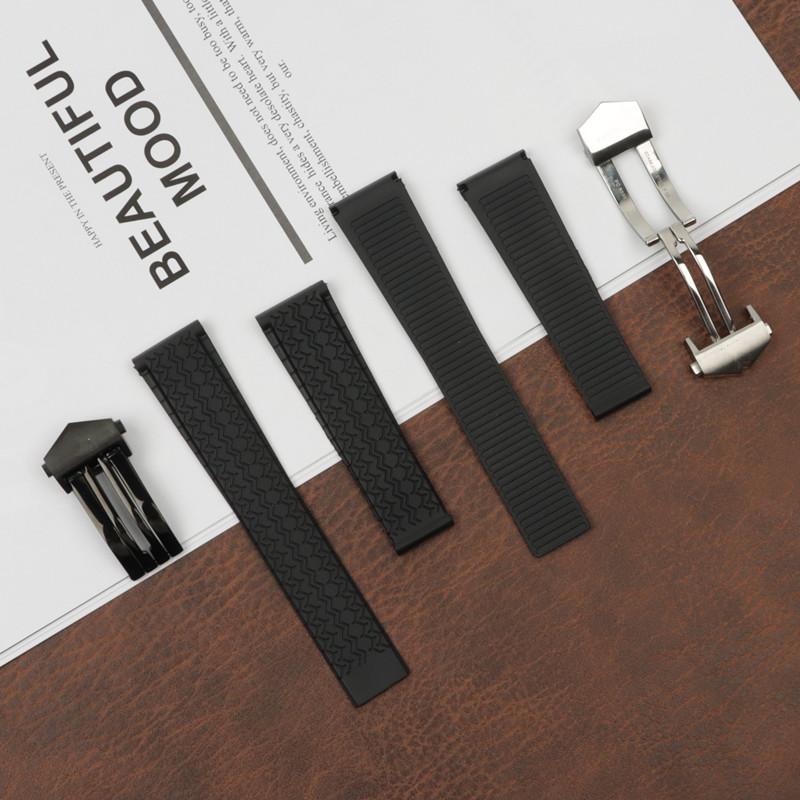 Watch Bands 22mm Band Nature Soft Rubber Silicone WatchBand Bracelet Replacement Accessories For TAG Strap Hueur Tools
Watch Bands 22mm Band Nature Soft Rubber Silicone WatchBand Bracelet Replacement Accessories For TAG Strap Hueur Tools