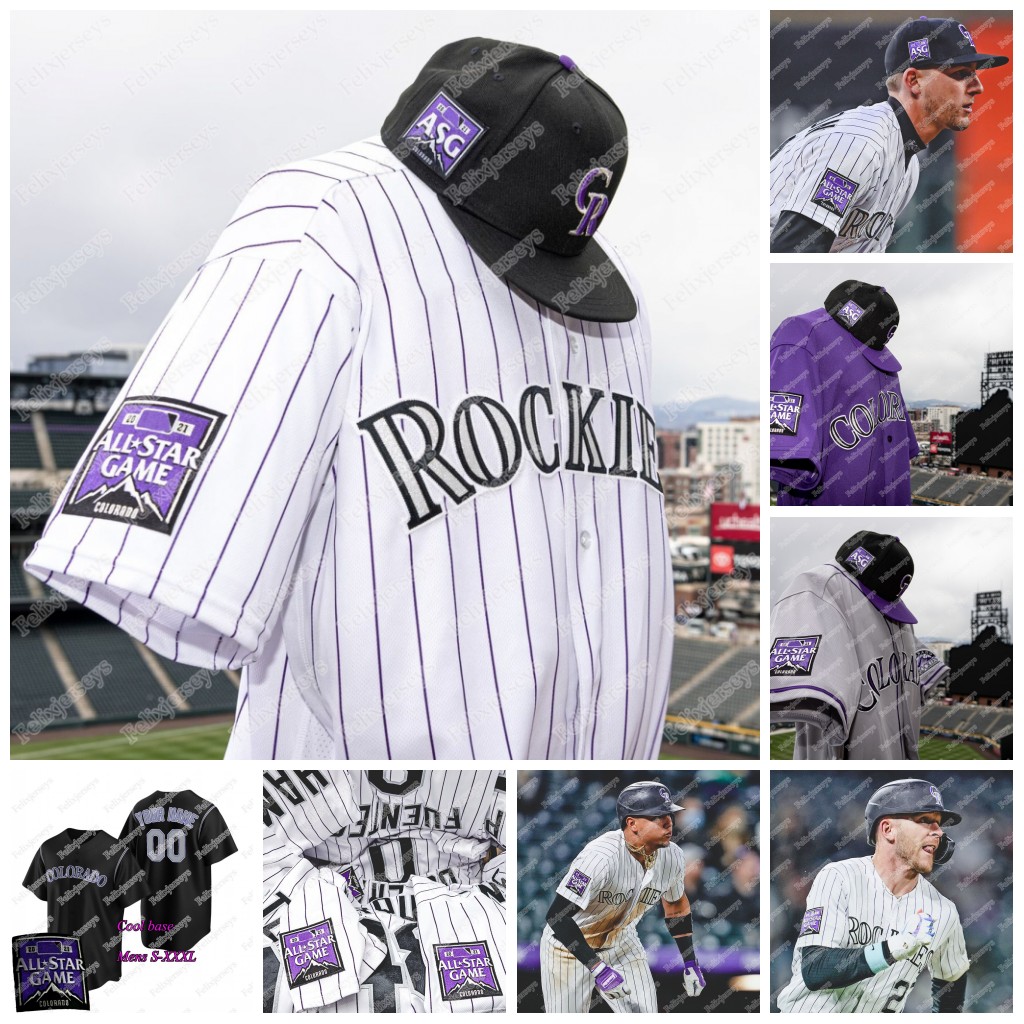 Colorado Charlie Blackmon 2021 All-star Game Jersey Trevor Story C.J. Cron Raimel Tapia Josh Fuentes Kyle Freeland Ian Desmond Daniel Murphy, Blue;black
Colorado Charlie Blackmon 2021 All-star Game Jersey Trevor Story C.J. Cron Raimel Tapia Josh Fuentes Kyle Freeland Ian Desmond Daniel Murphy, Blue;black
