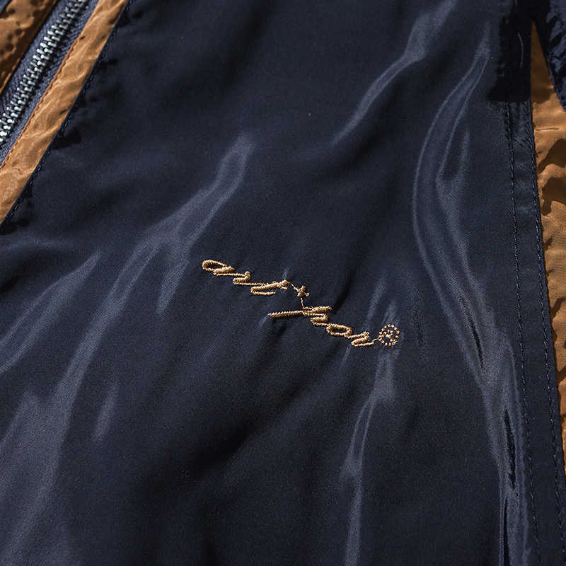 Winter Jacket Men Hooded Warm Coat Causal Cotton Padded Jacket Coat Male Clothing Japanese Style Embroidery Hoodies Wind Proof 210603