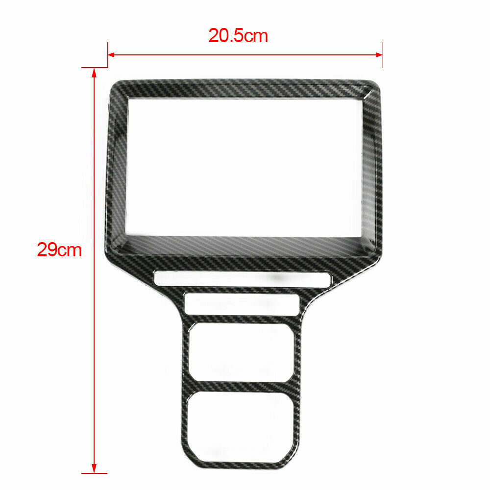 Carbon Fiber Central Control Panel Dashboard Trim For Ford F150 Raptor 2009-2014 ABS