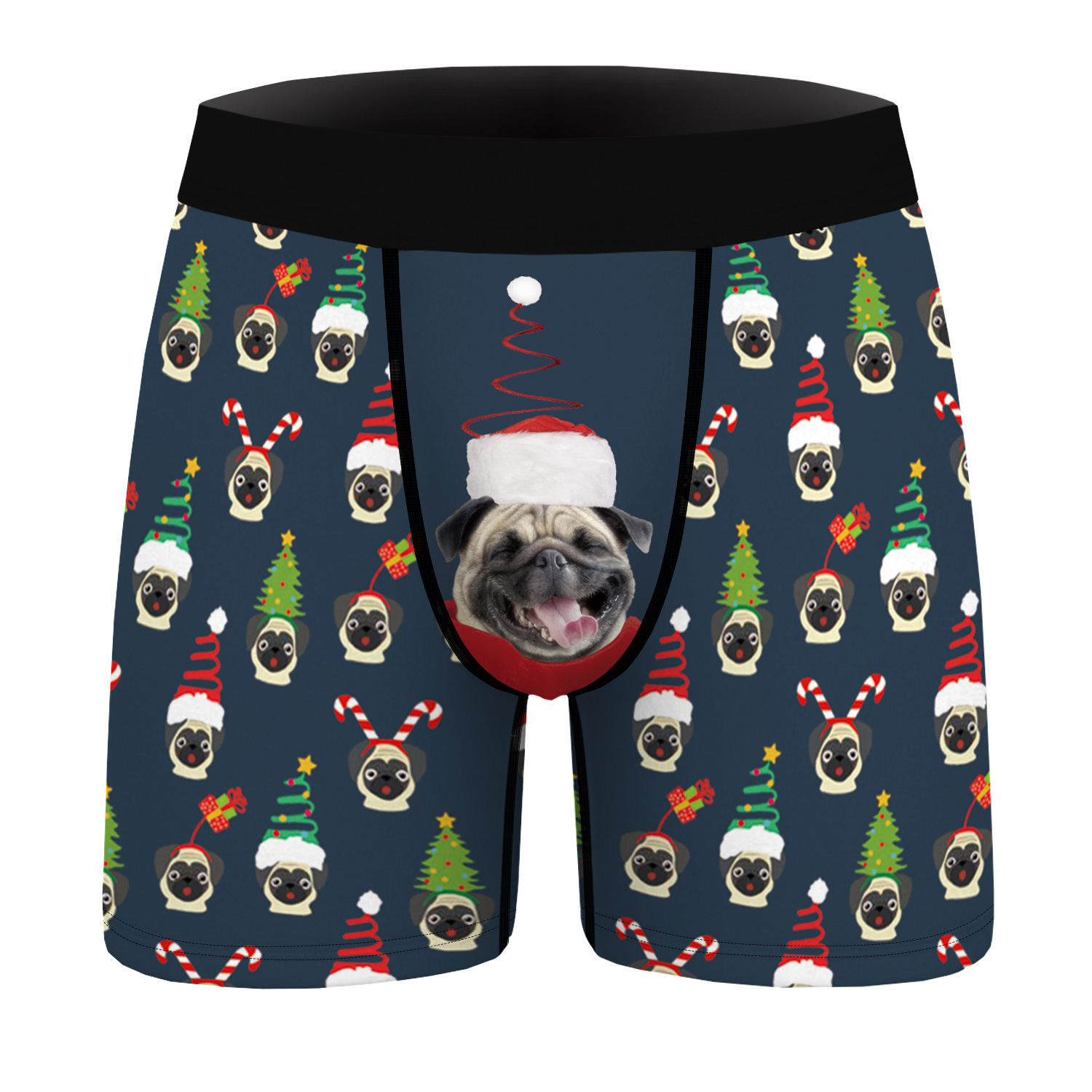 Green Christmas Dog printed Men's funnny boxers underpants Christmas boy friend gift mid-rise graphic underwear #066
Green Christmas Dog printed Men's funnny boxers underpants Christmas boy friend gift mid-rise graphic underwear #066