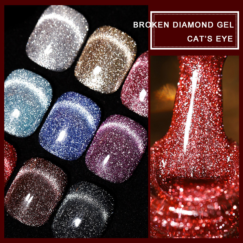 The CAT039S EYE Nail Gel Reflective Glitter Glue Bright Bungee Powder Nail039s Broken Diamond Nails UV Polish For Disco Part6122266, Beige
The CAT039S EYE Nail Gel Reflective Glitter Glue Bright Bungee Powder Nail039s Broken Diamond Nails UV Polish For Disco Part6122266, Beige