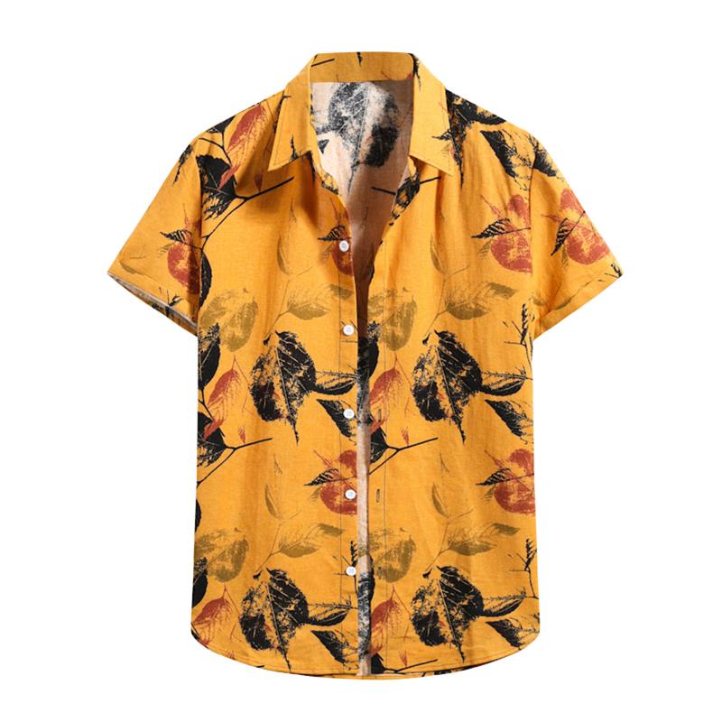 Men's Casual Shirts 2021 Men Hawaiian Camicias One Button Wild Printed Short-sleeve Blouses Tops For Camisa, White;black
Men's Casual Shirts 2021 Men Hawaiian Camicias One Button Wild Printed Short-sleeve Blouses Tops For Camisa, White;black