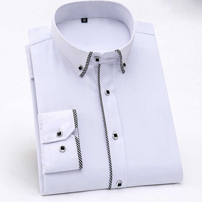 Arrival Plaid Rim button down collar long sleeve slim fit easy care good quality solid formal business men dress shirts 210628, 5-515
Arrival Plaid Rim button down collar long sleeve slim fit easy care good quality solid formal business men dress shirts 210628, 5-515