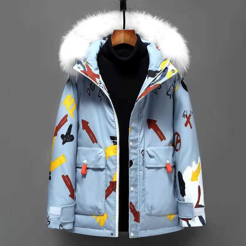 men's down & parkas 2022 couple's down et men's short korean fashion work cloth thickened student graffiti winter coat, Black
men's down & parkas 2022 couple's down et men's short korean fashion work cloth thickened student graffiti winter coat, Black