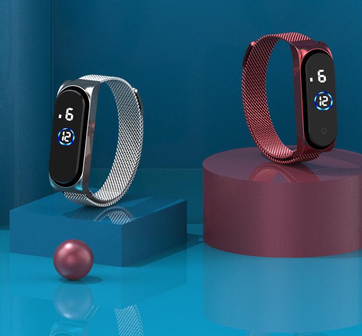 Fashion Touch Screen LED Watches Women Alloy Casual Magnetic Mesh Band Electronic Digital Waterproof Boy Girl Bracelet Watch, Leave a message about color
Fashion Touch Screen LED Watches Women Alloy Casual Magnetic Mesh Band Electronic Digital Waterproof Boy Girl Bracelet Watch, Leave a message about color