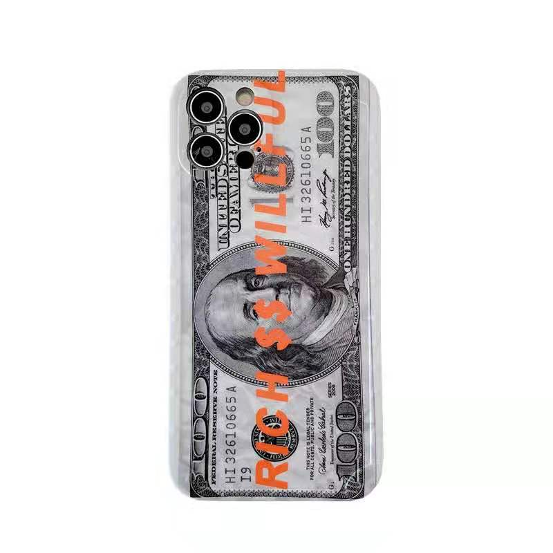 Money Designer Phone cases For iPhone 12 11 Pro XS Max XR X 6 7 8 Plus $100 get rich
Money Designer Phone cases For iPhone 12 11 Pro XS Max XR X 6 7 8 Plus $100 get rich