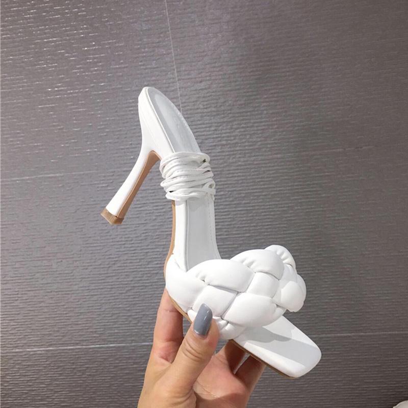 Dress Shoes 2021 Fashion Woven Slippers Ankle Strap Sandals Ladies High Heels Stiletto Open Toe Mules, Blue
Dress Shoes 2021 Fashion Woven Slippers Ankle Strap Sandals Ladies High Heels Stiletto Open Toe Mules, Blue