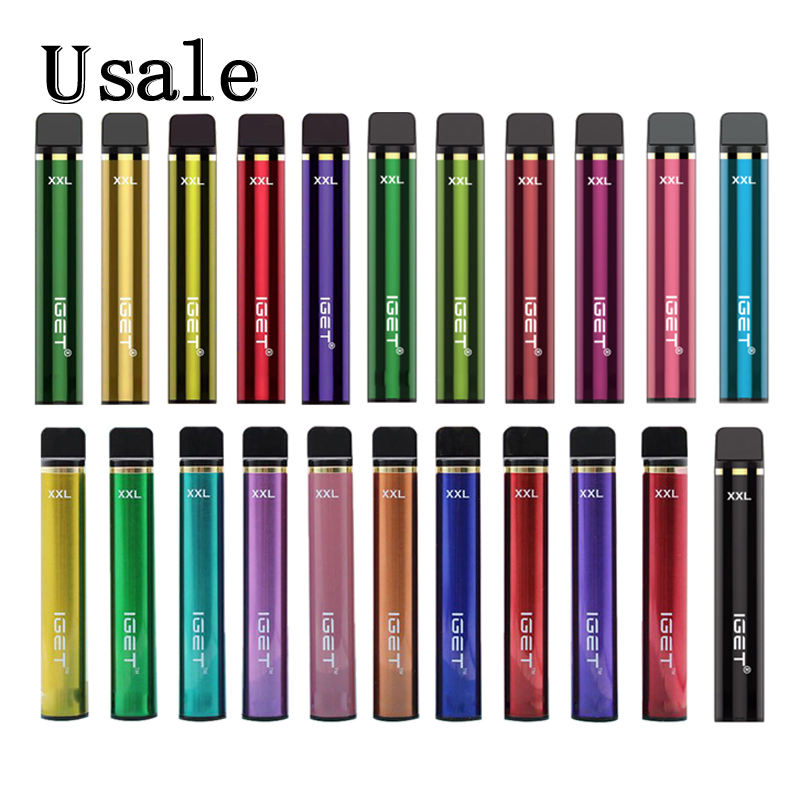 Iget XXL Disposable E-cigarettes Kit 1800 Puffs Cigarette Vape System 7ml Pre-filled Pod with 950mAh Battery 22 Kinds 100% Original
Iget XXL Disposable E-cigarettes Kit 1800 Puffs Cigarette Vape System 7ml Pre-filled Pod with 950mAh Battery 22 Kinds 100% Original