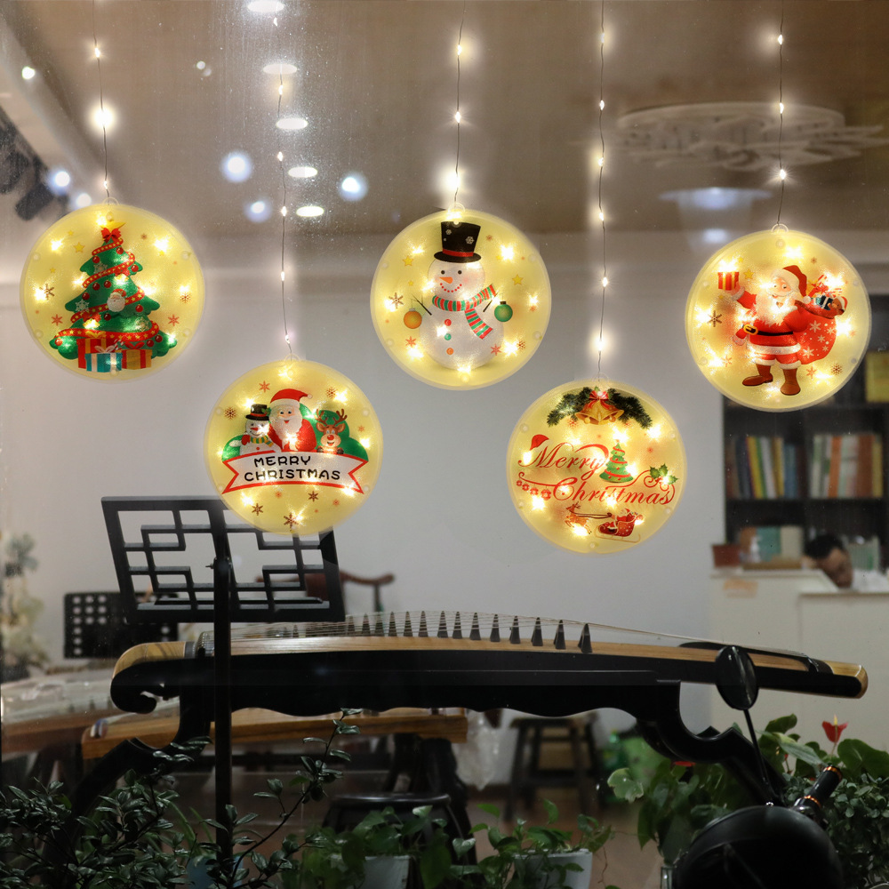 New LED ice strip Christmas decorative room decorations colorful star lights string waterproof indoor and outdoor use GGE1955 Free shipping