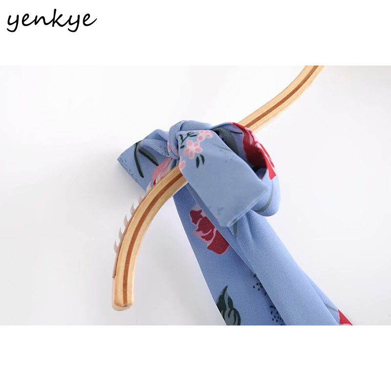 YENKYE Vintage Prairie Chic Floral Print Summer Dress Women Sexy Sleeveless Ruffle A-line Elegant Party Dress Chiffon Vestido 210515