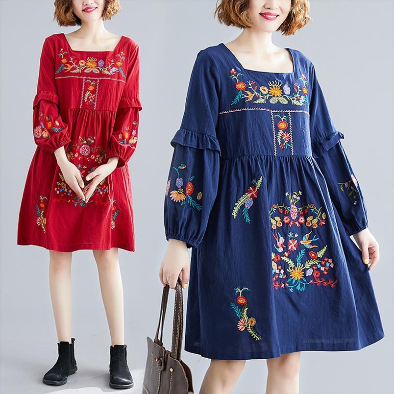 spring summer retro embroidery womens tanks dress vestidos cotton linen seaside holiday beach bohemian loose a line dresses female, White
spring summer retro embroidery womens tanks dress vestidos cotton linen seaside holiday beach bohemian loose a line dresses female, White