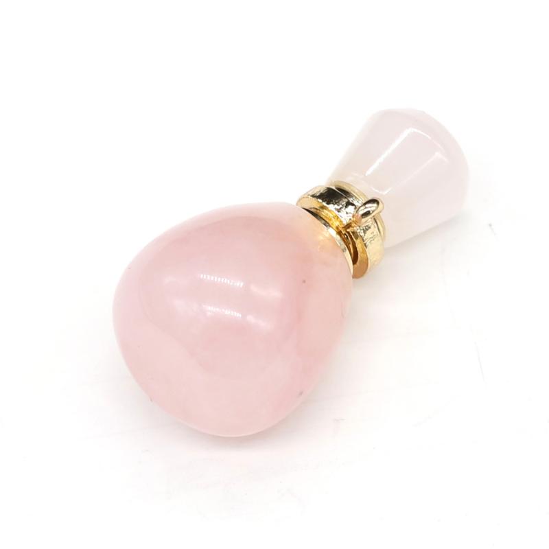 Charms Natural Stone Perfume Bottle Pendants Fine Pink Crystal Essential Oil Diffuser Pendant For Jewelry Making Necklace Accessory, Bronze;silver
Charms Natural Stone Perfume Bottle Pendants Fine Pink Crystal Essential Oil Diffuser Pendant For Jewelry Making Necklace Accessory, Bronze;silver