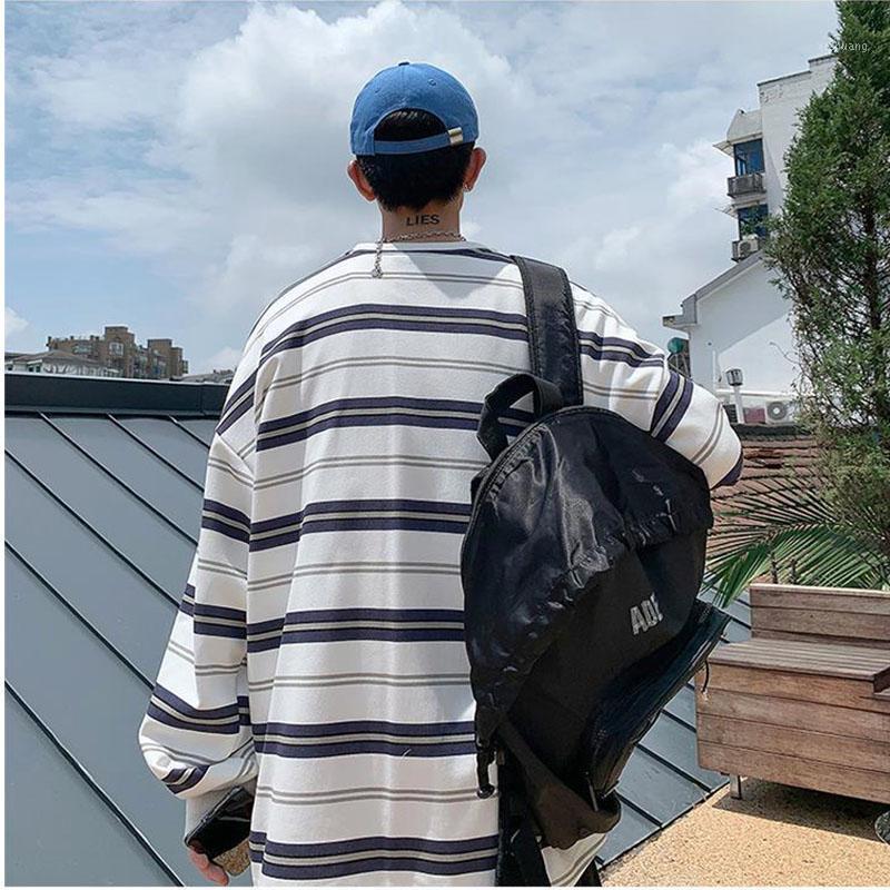 Men' T-Shirts T Shirt Autumn Striped Long Sleeve Round Neck Korean Fashion Japan Style Harajuku Hip Loose Casual Couple Clothing Top, Gray
Men' T-Shirts T Shirt Autumn Striped Long Sleeve Round Neck Korean Fashion Japan Style Harajuku Hip Loose Casual Couple Clothing Top, Gray