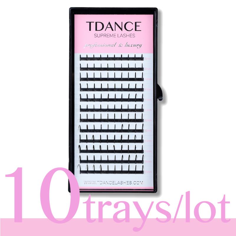 False Eyelashes TDANCE 10Trays/lot Premade Spikes Volume Fans Individual Wispy Fluffy 3D Mink Natural Professional Extension Makeup
False Eyelashes TDANCE 10Trays/lot Premade Spikes Volume Fans Individual Wispy Fluffy 3D Mink Natural Professional Extension Makeup