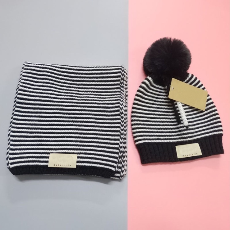Fashion Winter Knitted Kids Caps And Scarves Set Stripe Knitting Beanies Ball For Baby Soft Scarf With Tags wholesale
Fashion Winter Knitted Kids Caps And Scarves Set Stripe Knitting Beanies Ball For Baby Soft Scarf With Tags wholesale