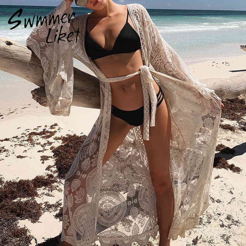 Long trumpet sleeve beach cover up White bathing suit women long dress for beach see through swimsuit female beach wear coverup C0331, White;black
Long trumpet sleeve beach cover up White bathing suit women long dress for beach see through swimsuit female beach wear coverup C0331, White;black