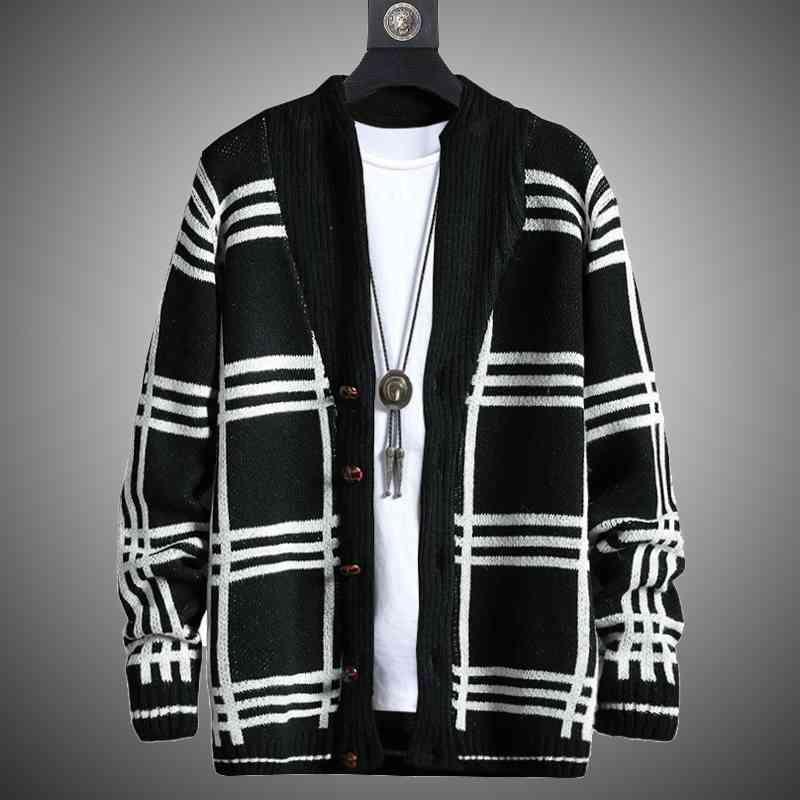 Winter Thick Men' Sweater Fashion Cardigan Knitted Men Casual Long Sleeved Coat High Quality Warm Lattice Sweater Male 210603, Cjw243black
Winter Thick Men' Sweater Fashion Cardigan Knitted Men Casual Long Sleeved Coat High Quality Warm Lattice Sweater Male 210603, Cjw243black