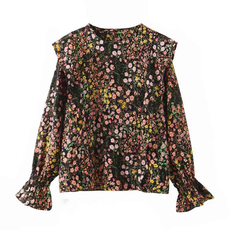 Spring Women O neck Puff Sleeve Blouse Vintage Floral Print Casual Pullover Shirts Chic Shirt Ladies Ruffles Retro Tops XZ2478 210525, Khaki
Spring Women O neck Puff Sleeve Blouse Vintage Floral Print Casual Pullover Shirts Chic Shirt Ladies Ruffles Retro Tops XZ2478 210525, Khaki
