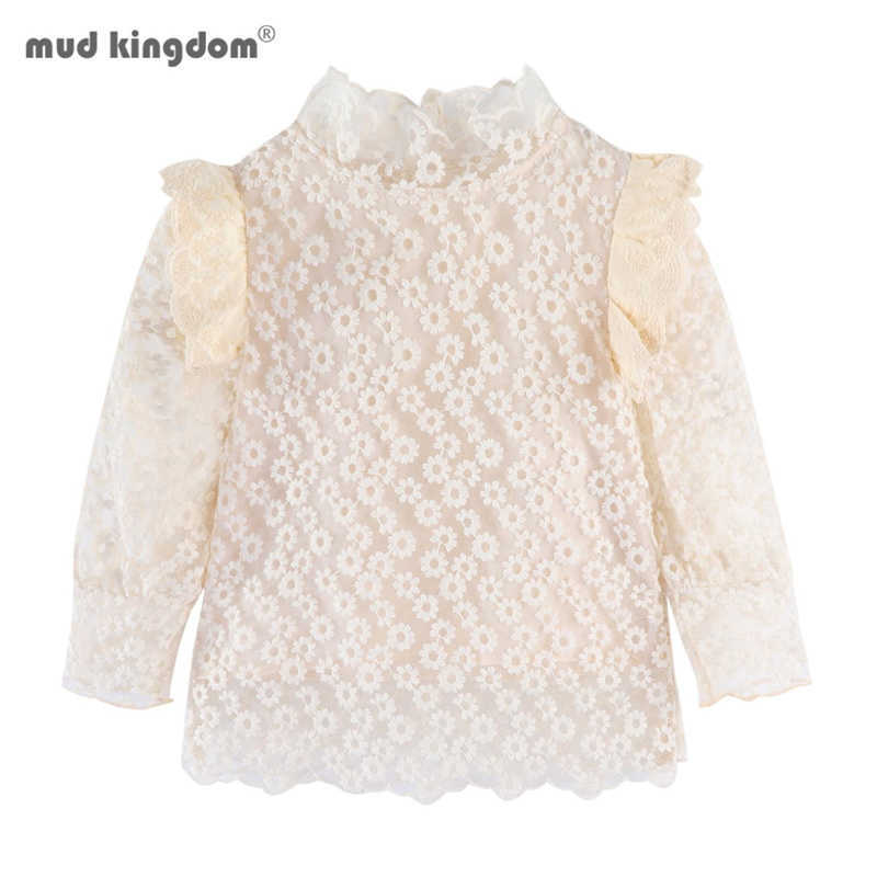 Mudkingdom Girls Lace Shirts Floral Tops Eyelet Girl Long Sleeve Blouse Spring Fashion Blouses Kids Clothes 210615, Beige
Mudkingdom Girls Lace Shirts Floral Tops Eyelet Girl Long Sleeve Blouse Spring Fashion Blouses Kids Clothes 210615, Beige