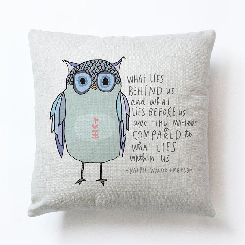 sense of design pillow cushion pillow cover owl simple animal lovely sofa car cushion without core
sense of design pillow cushion pillow cover owl simple animal lovely sofa car cushion without core