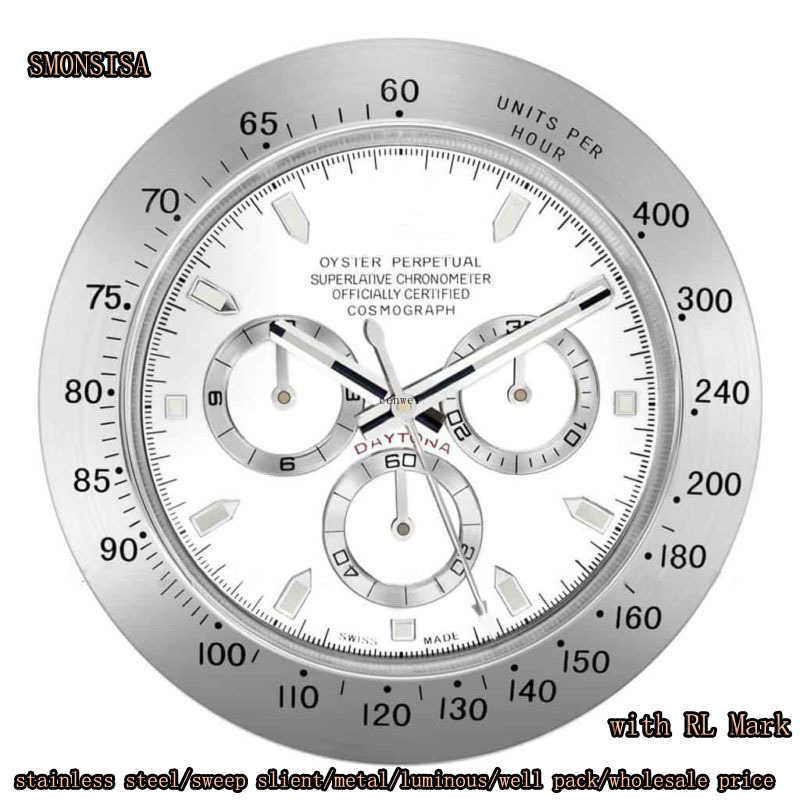 Clocks Luminous wall clock Metal Design Wall Watch Cheap Chrimas Best Gift H250116 R250417