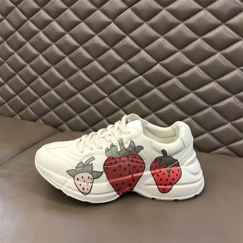 Designer Rhyton Casual Shoes Genuine Leather Thick Soled Mens Women Dad Sneaker Letters Vintage Chaussures Lace-UP Increase Platform Leisure Flat Shoe 35-44 With Box, 23
Designer Rhyton Casual Shoes Genuine Leather Thick Soled Mens Women Dad Sneaker Letters Vintage Chaussures Lace-UP Increase Platform Leisure Flat Shoe 35-44 With Box, 23
