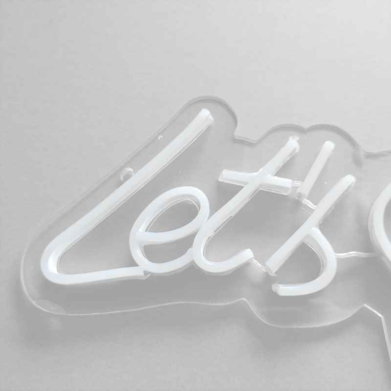 Let's Party Neon Sign Holiday Lighting girl Home Decoration Bar Public Places Handmade Neon Lights 12 V Super Bright