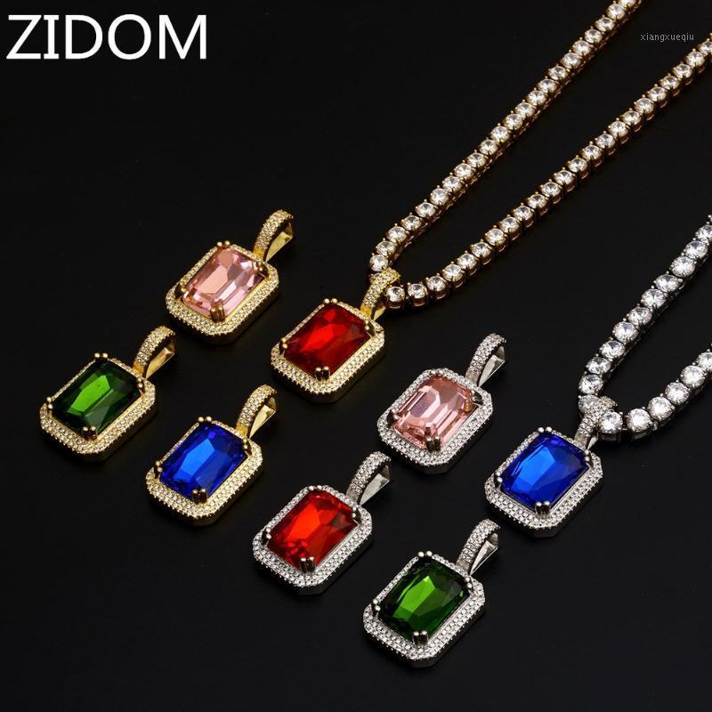 Pendant Necklaces Men/Women Hip Hop Square Gem With Zircon Tennis Chain Hiphop Iced Out Bling Necklace Fashion Jewelry Gifts, Silver
Pendant Necklaces Men/Women Hip Hop Square Gem With Zircon Tennis Chain Hiphop Iced Out Bling Necklace Fashion Jewelry Gifts, Silver