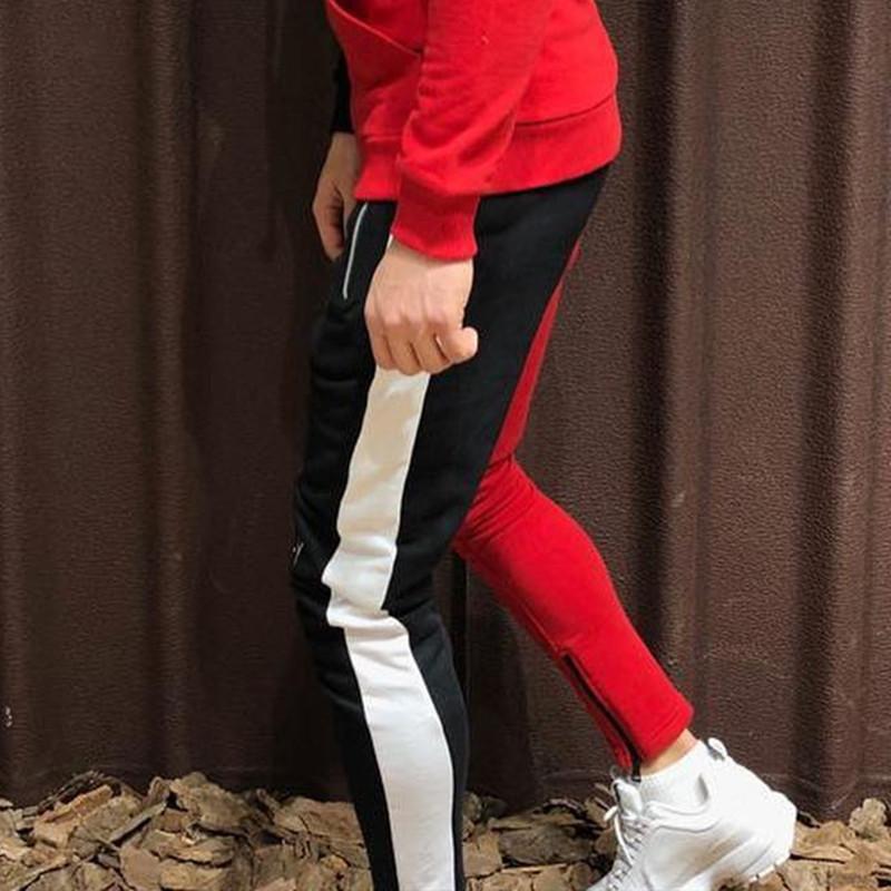 Gym Track Pants Men Hip Hop Joggers Fashion Sweatpants Skinny Training Bodybuilding Sport Pant Workout Autumn Running Sports Men's