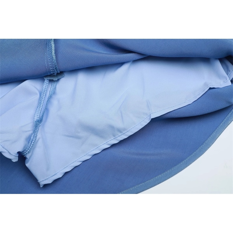 Women Laser Shine Satin Mini Skirt With Split Detail Safe Underpants 210621