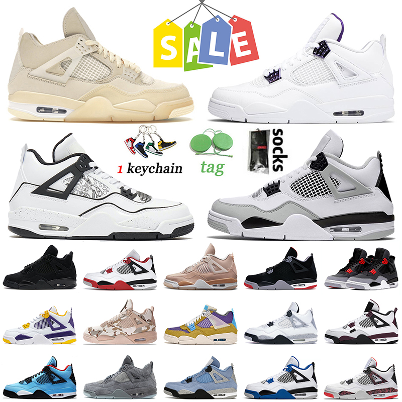 Wholesale Air Jordan 4 4s Retro Basketball Shoes Mens Womens Jumpman Jordan4s Off Sail Purple Metallic DIY Military White Oreo Kaws Bred Inf
Wholesale Air Jordan 4 4s Retro Basketball Shoes Mens Womens Jumpman Jordan4s Off Sail Purple Metallic DIY Military White Oreo Kaws Bred Inf