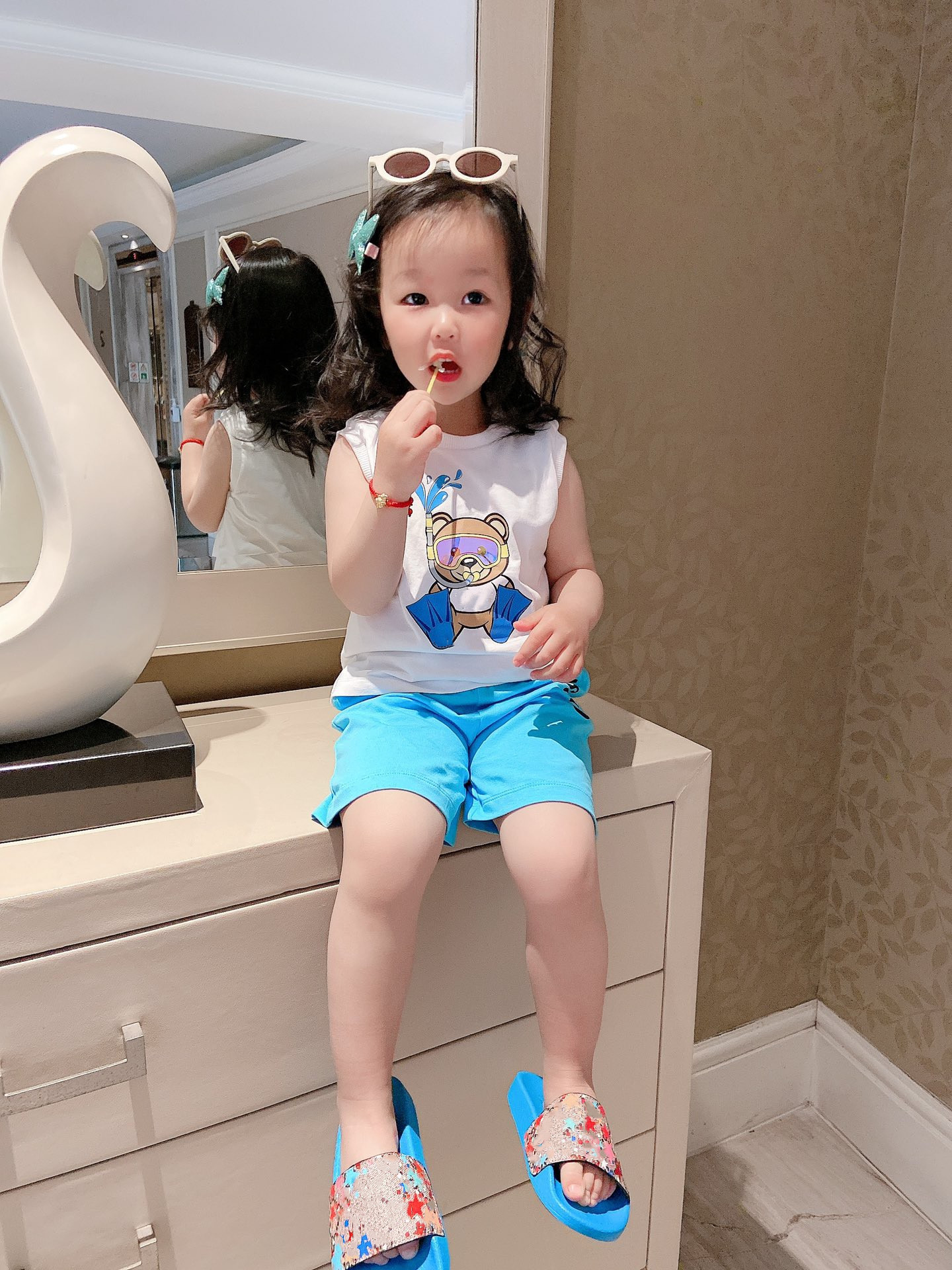 Cute Boys girls Outfit Summer Cartoon Baby Cotton T-shirt Whit shorts 2pc/Sets Toddler Casual Suits, White
Cute Boys girls Outfit Summer Cartoon Baby Cotton T-shirt Whit shorts 2pc/Sets Toddler Casual Suits, White