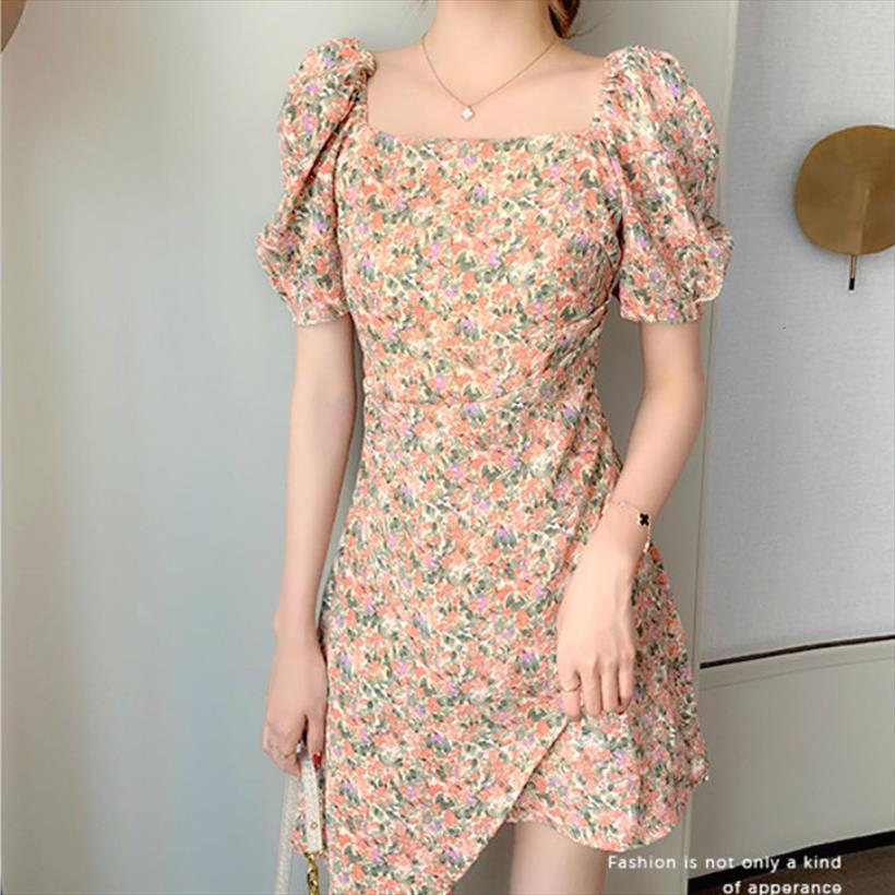 summer floral french style womens dresses designer mini slim casual chiffon puff sleeve vintage retro korean, Black;gray
summer floral french style womens dresses designer mini slim casual chiffon puff sleeve vintage retro korean, Black;gray