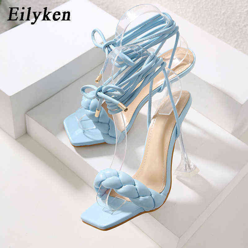 NXY Lady Sandals Eilyken 2022 New Summer Fashion Design Weave Women Transparent Strange High Heels Ladies Open Toe Shoes 0126, Black
NXY Lady Sandals Eilyken 2022 New Summer Fashion Design Weave Women Transparent Strange High Heels Ladies Open Toe Shoes 0126, Black