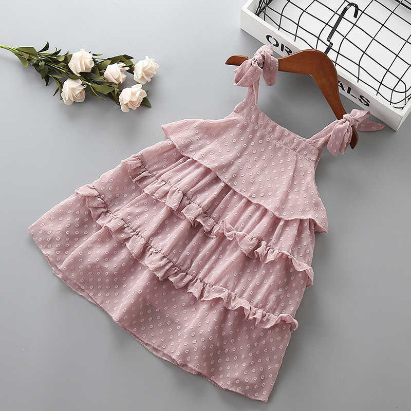 2-7 years High quality girl dress summer fashion bow solid ruched kid children clothing party princess 210615, Beige
2-7 years High quality girl dress summer fashion bow solid ruched kid children clothing party princess 210615, Beige