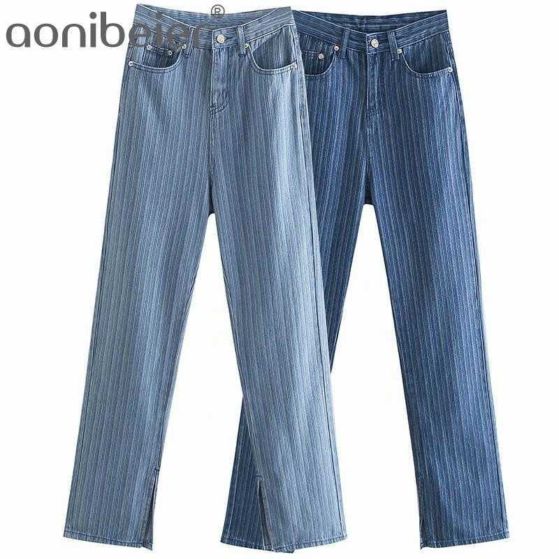 Textured Striped Jeans Spring Summer Bottoms High Waist Women Trousers Casual Straight Long Pants Female Denim 210604, Blue
Textured Striped Jeans Spring Summer Bottoms High Waist Women Trousers Casual Straight Long Pants Female Denim 210604, Blue