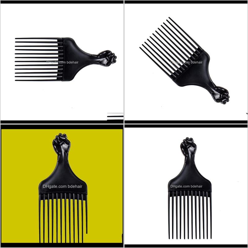 Brushes Care & Styling Tools Products Drop Delivery 2021 Fist Afro Pick Wig Comb Brush Wholesale Black Plastic Men Beard Grooming Hair Salon, Silver
Brushes Care & Styling Tools Products Drop Delivery 2021 Fist Afro Pick Wig Comb Brush Wholesale Black Plastic Men Beard Grooming Hair Salon, Silver