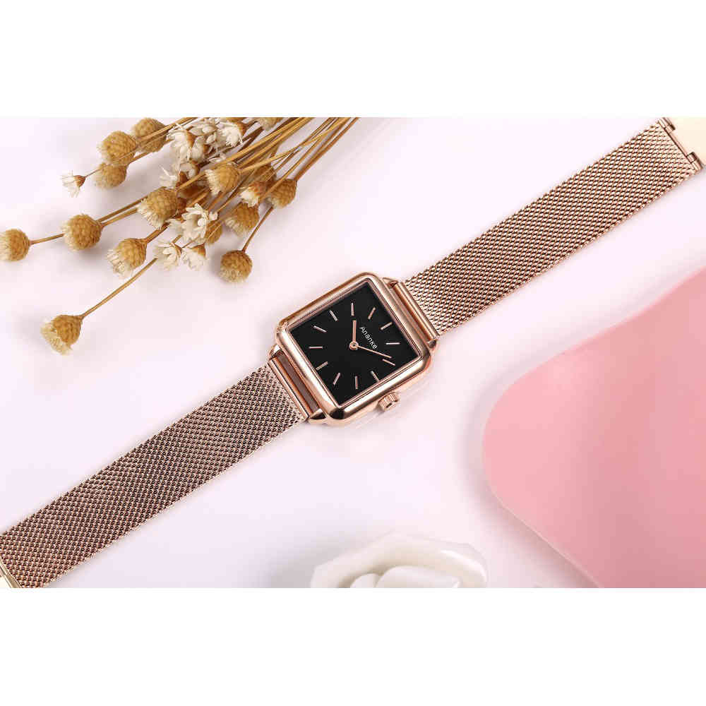 Ananke Luxury Designer Brand Women Casual Dress Quartz Watch Ladies Bracelet Watches Fashion Stainless Steel Uhr Clock 210325